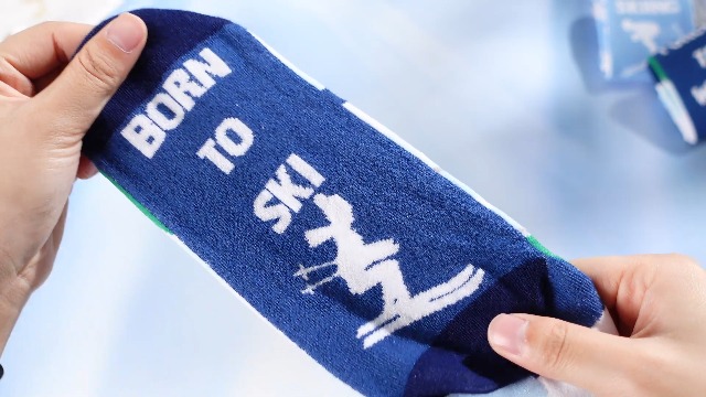 Crew Sokken Voor Skiërs 6 Paar Grappige Skisokken - Nieuwigheid Cadeau Voor Skiërs En Snowboarders, Unieke Patronen, Één Maat Meest Mannen Nieuwigheid Skisokken
