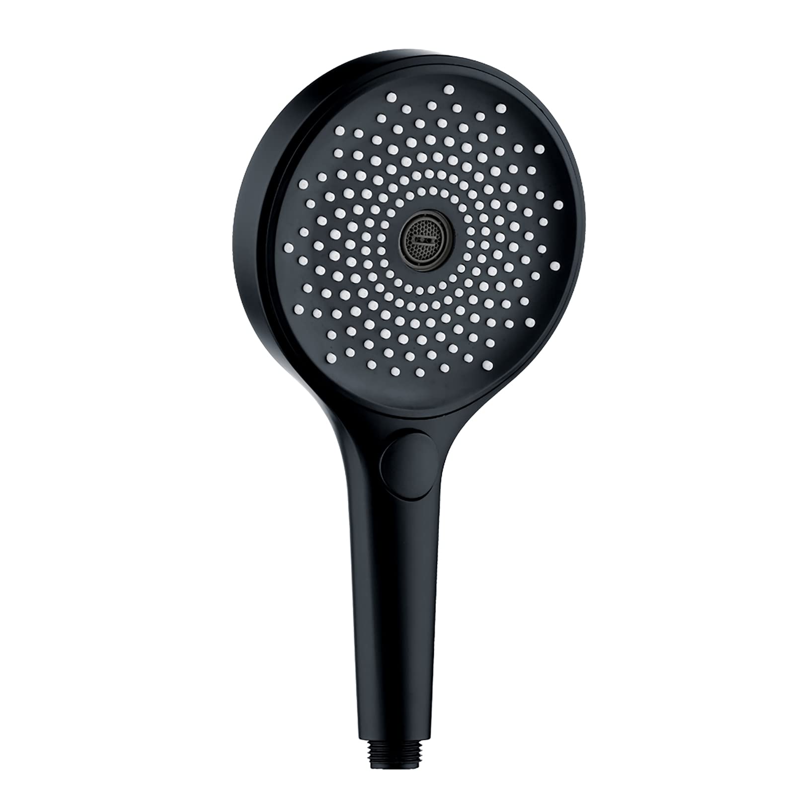 Alcachofa de Ducha, ABS Cabezal de Ducha Alta Presión Ahorro de Agua Cabezal de Ducha de Mano 3 Modos Universal Telefono Ducha con 1.5M Manquera Ducha, Soporte de Ducha,Negro
