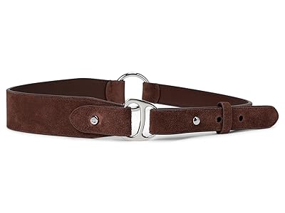 Lauren Ralph Lauren Equestrian D-Ring Suede Belt Women