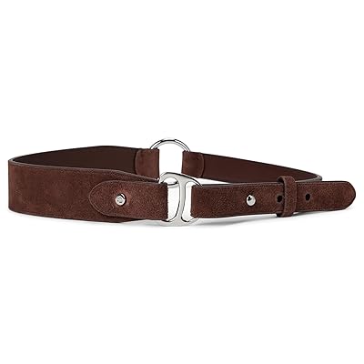 Lauren Ralph Lauren Equestrian D Ring Suede Belt Women