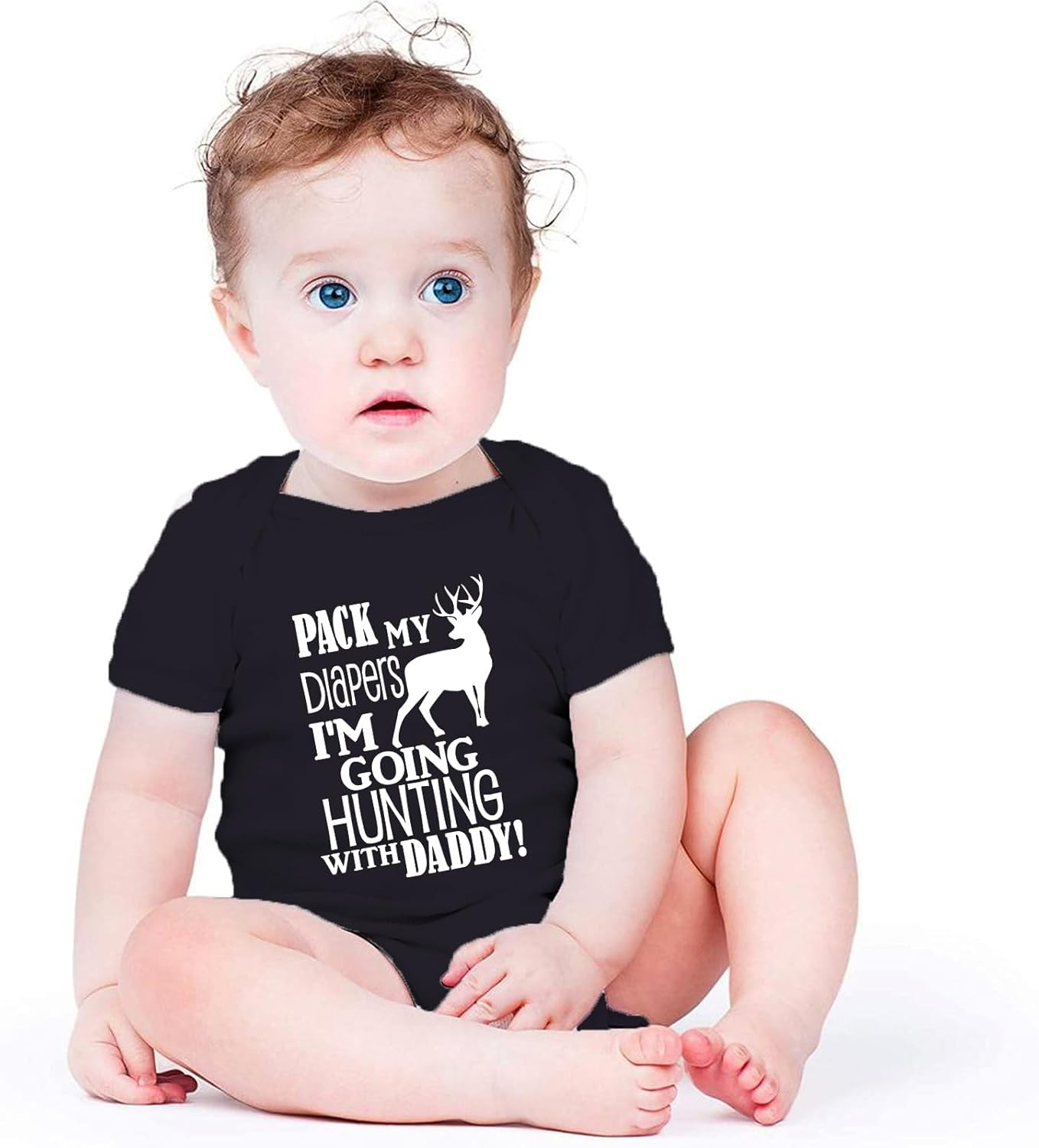 Daddys Boy Baby Clothes Baby Hunting Clothes I Love My Daddy Babies Bodysuit Unisex Romper - Image 2