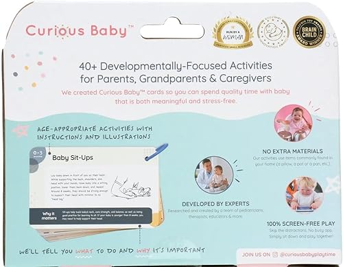 Miniatura 8 de Curious Baby™ Más de 40 actividades galardonadas para Baby & Me (0-12 meses) | Ideas creativas de juego centradas en el desarrollo y estimulantes