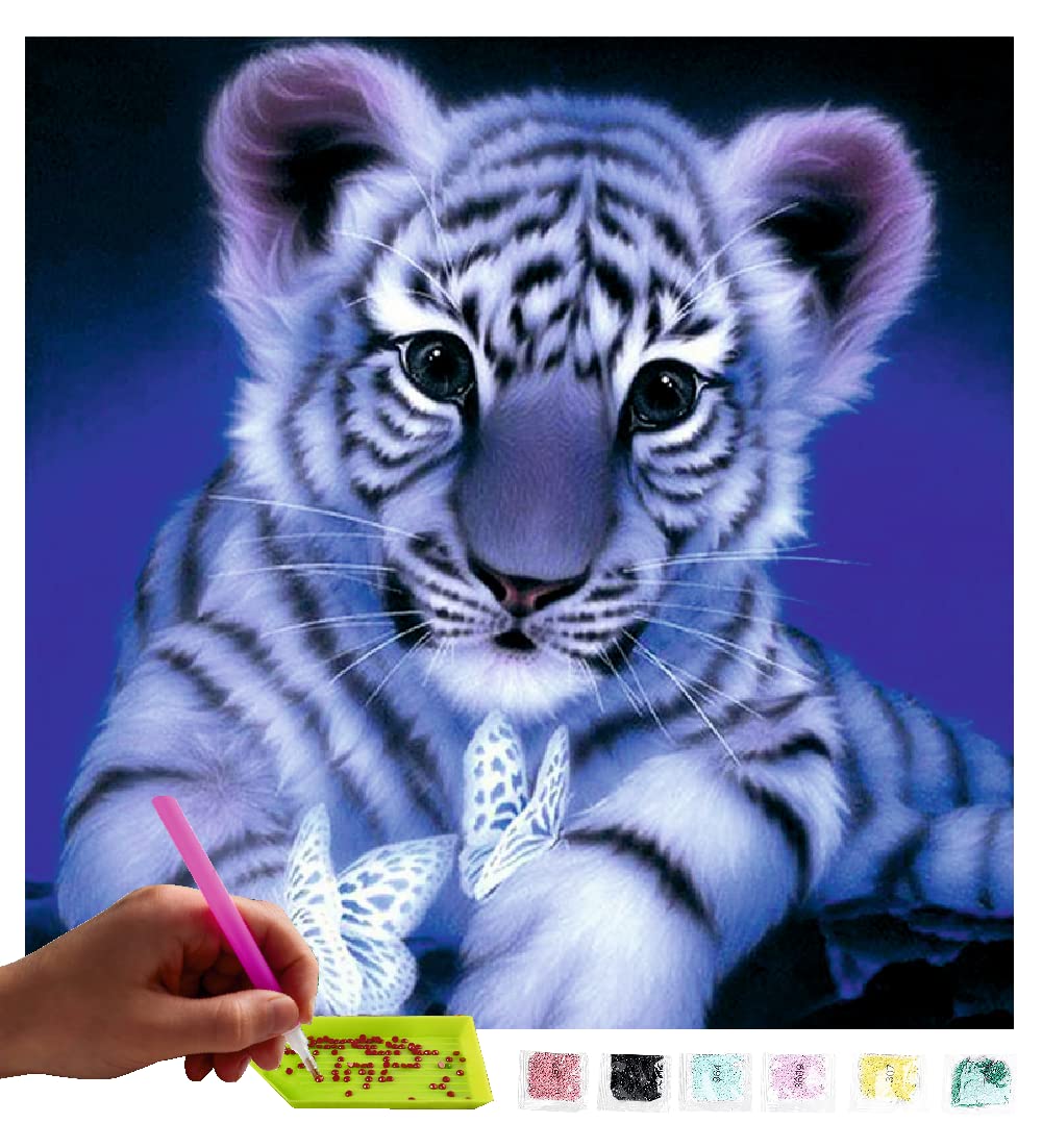 QQYRHN 5D Diamond Painting Set – Katzenmotiv, 30x40 Cm, Vollständiges DIY-Kit Für Anfänger