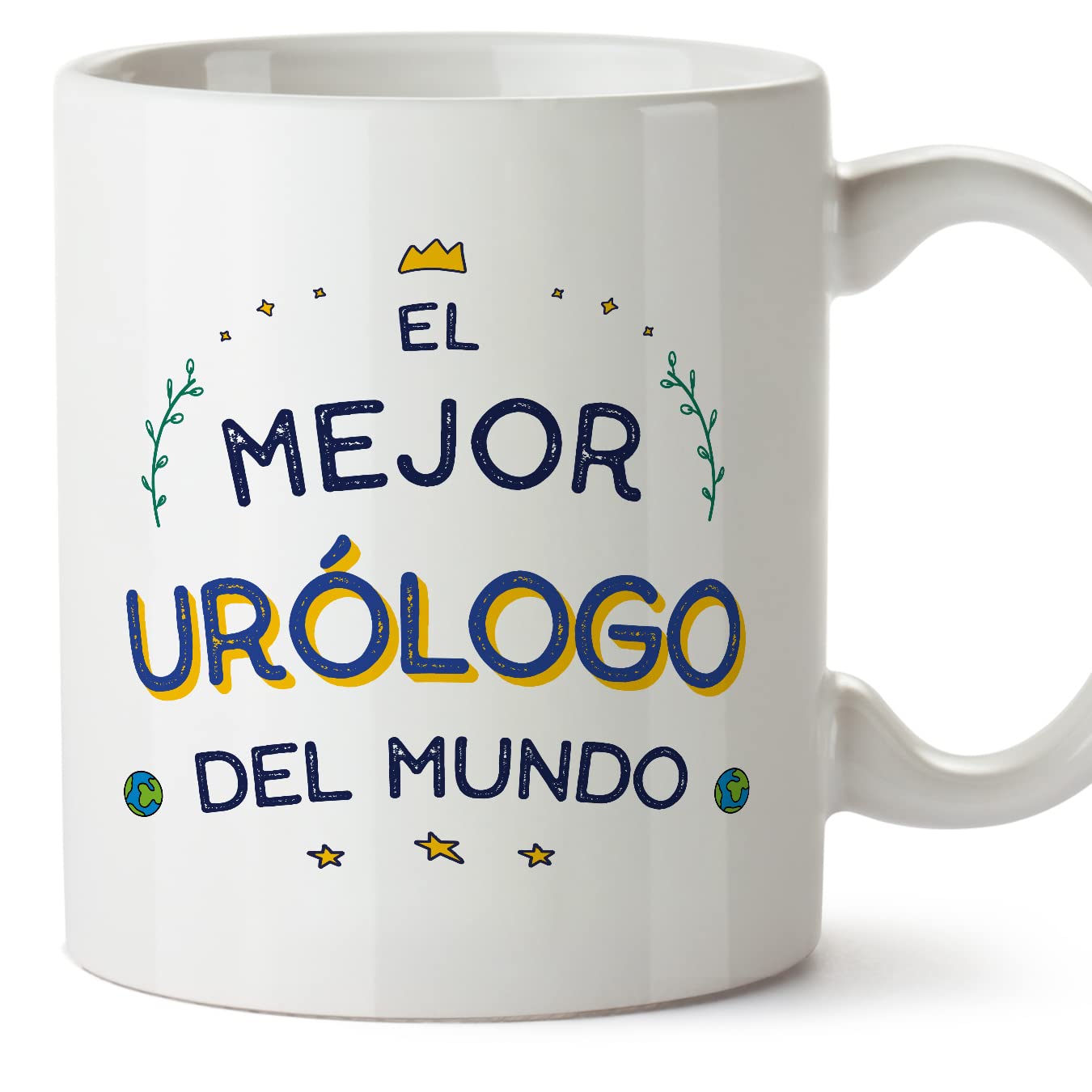 MUGFFINS Urologist Man Mug - in Spanish - Mejor del Mundo - Funny Gift for Colleagues - Ceramic 11oz Mug