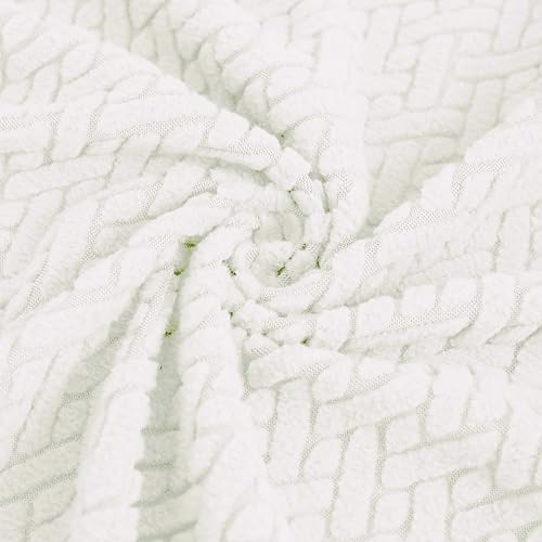 Miniatura 5 de Easy-Going Funda de sofá de jacquard elástico, suave y de 1 pieza, con espumas antideslizantes, protector de muebles lavable para niños, mascotas