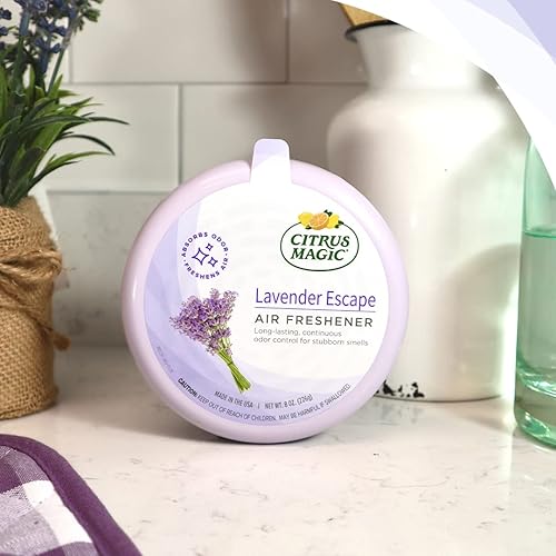 Miniatura 25 de Citrus Magic Aromatizante ambiental sólido y absorbente de olores Lino puro.