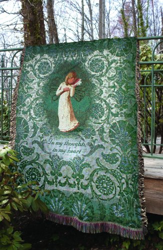 Manual 50 X 60-Inch Tapestry Throw, Willow Tree Thinking Of You Throw #TOP1