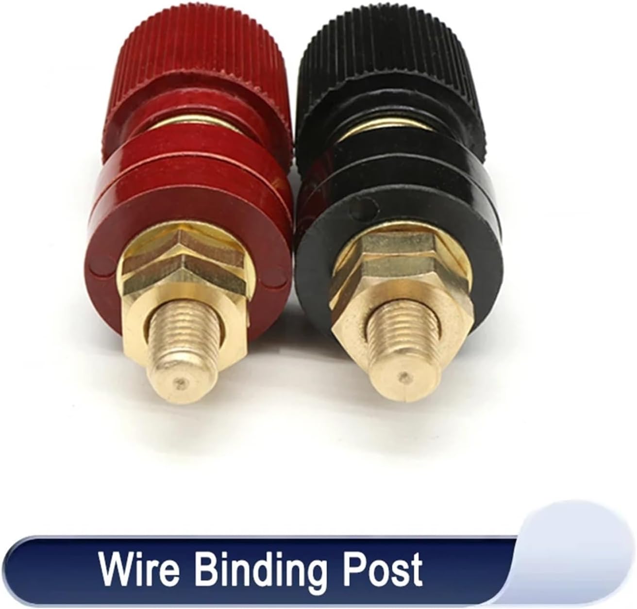 Power Distribution Block 20pairs Wire Binding Post Thread Screw Black+Red Set Weld Inverter Clamp Power Supply Splice Connect Battery Terminal for Auto Boat Marine Solar(M10 Set)