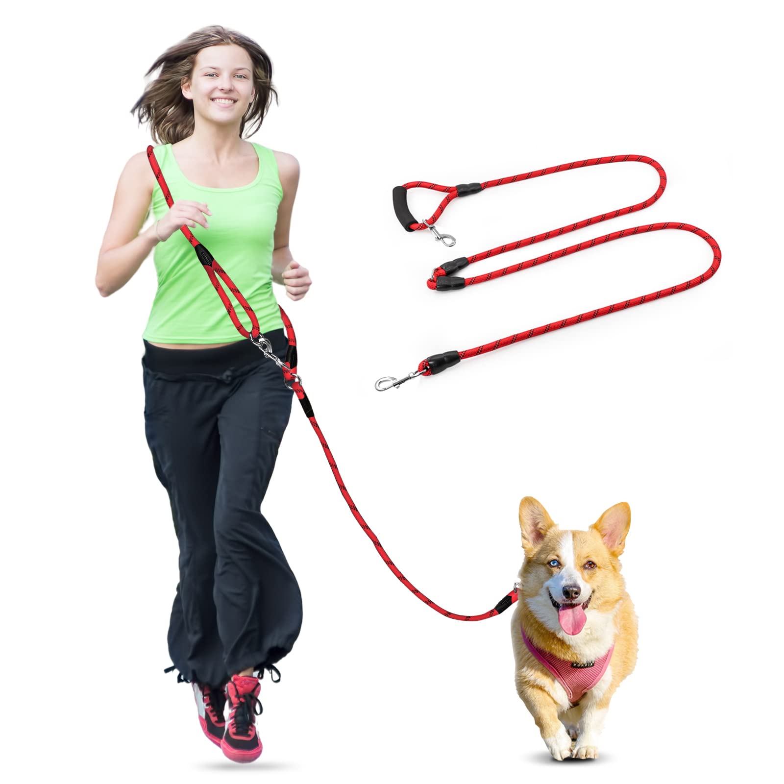 Amazon | Paw's Beauty ショルダーリード式犬用リード、犬散歩用多機能