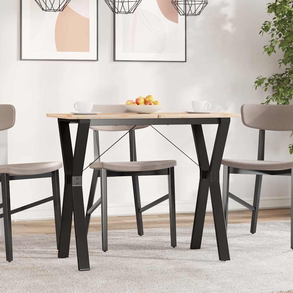 Pied de table en Y noir pour créer une table de salle à manger design