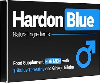HARDON BLUE - 10 Tablets, Performance Supplements for Men, Extra Strong, Last Longer, Energy and Stamina Support, 100% Herbal, Ginseng, Maca