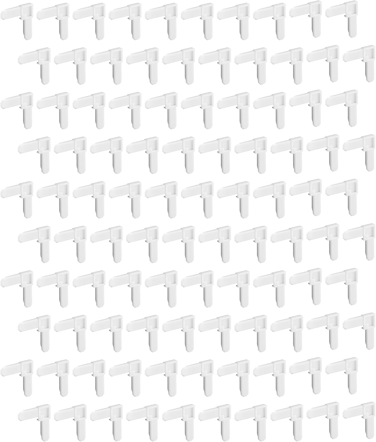 Prime-Line MP7729 Screen Frame Corner, 5/16 In. x 3/4 In., White Plastic (100 Pack)