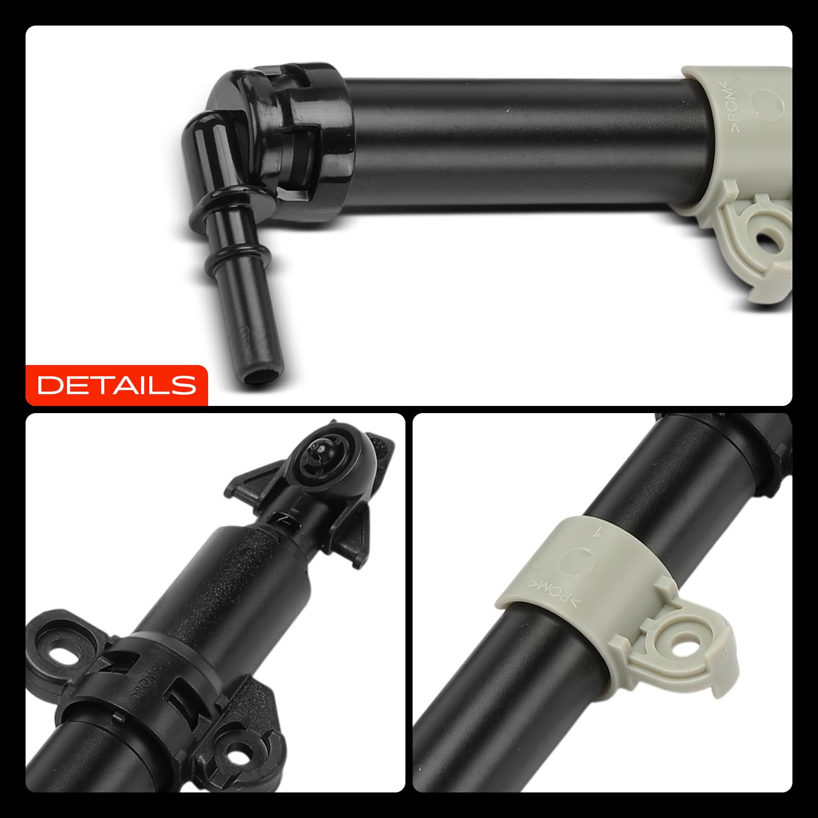 Frankberg 2x Lavaggio fari Ugelli lavavetri Anteriore sinistro destro Compatibile con Grand Cherokee IV WK WK2 Grand Cherokee Van WK2 Replace# 68223028AA