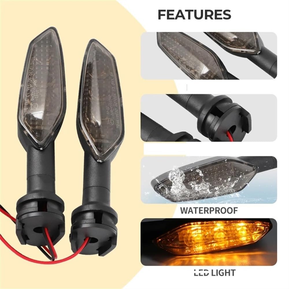 Intermitentes Delanteras y Traseras MT-07 MT-09 luz indicadora de Giro para Yam&aha YZF R6 R1 R3 R7 R9 R15 MT07 MT09 para Tenere 700 para Tracer 700 900 FZ 16 1