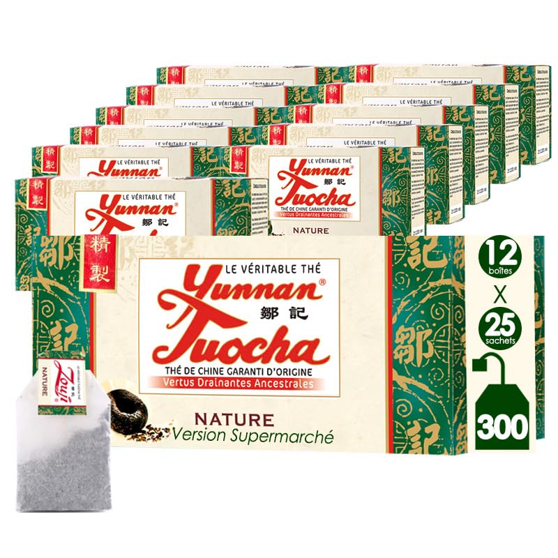 Réguler le cholestérol naturellement avec le thé Yunnan Tuocha drainant en 300 sachets de 600g