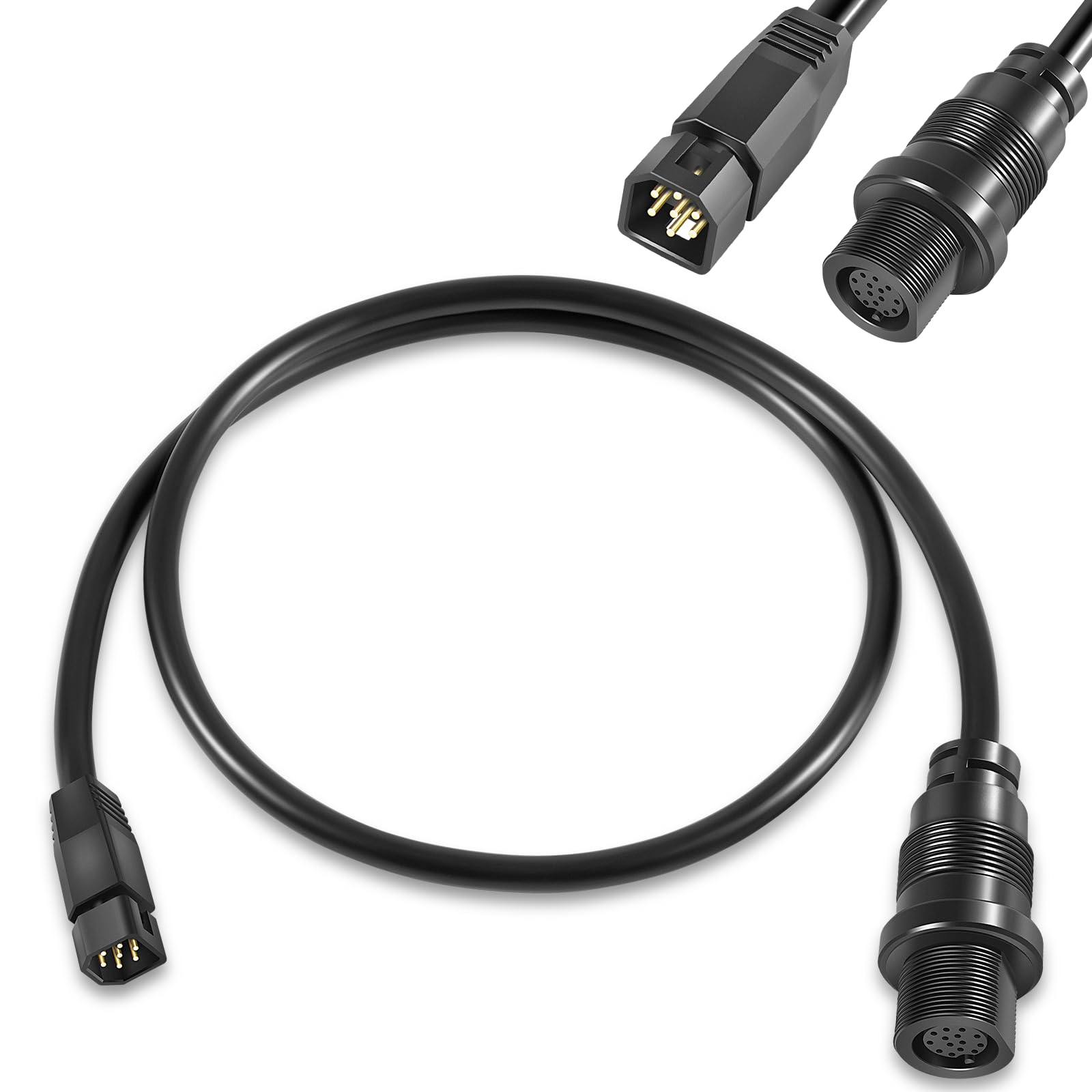 Bonbo 1852088 MKR-MI-1 Adapter Cable Compatible with Humminbird Helix 8, 9, 10, 12 or 15 Fish Finder, 30 Inches-image-26