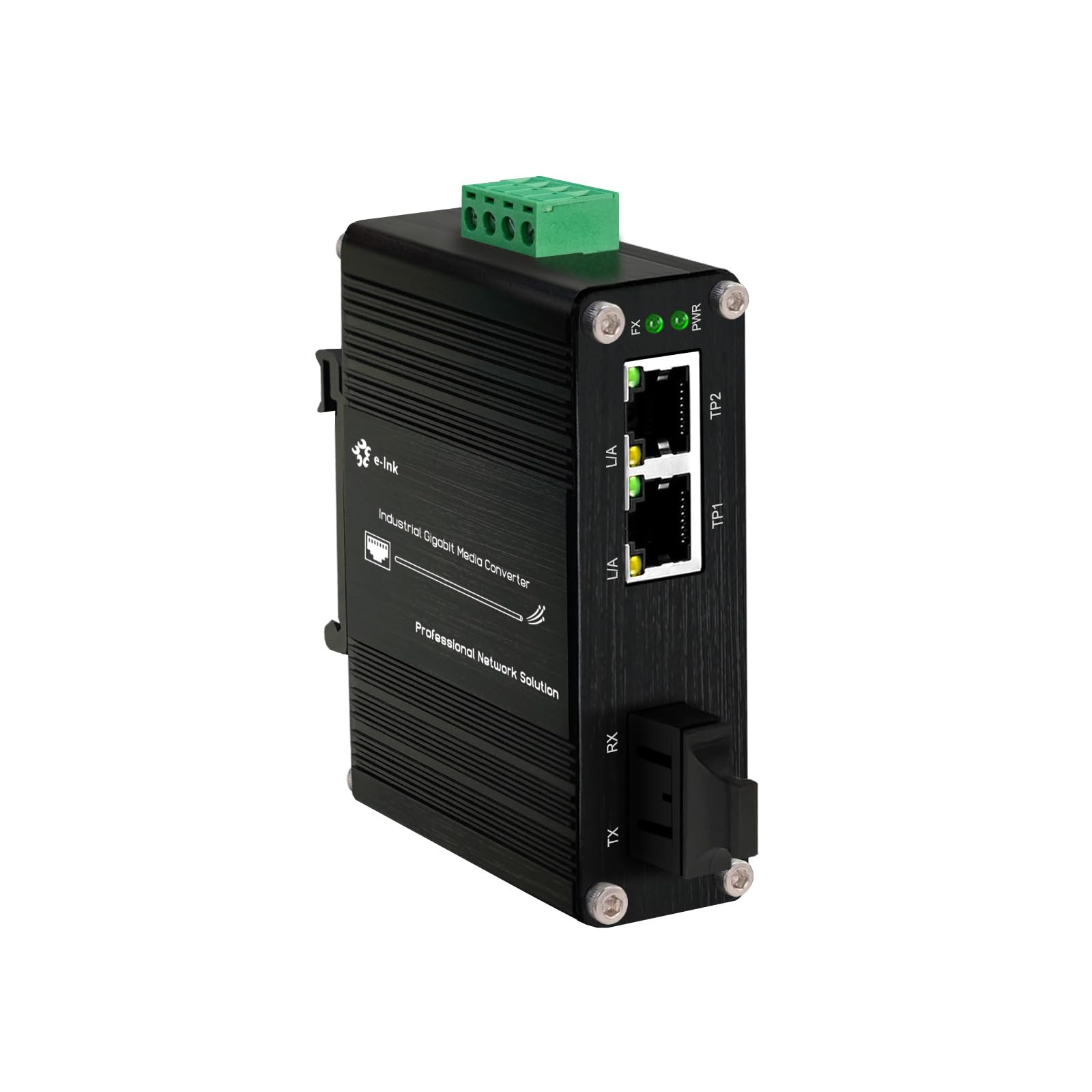 Steloproad Mini Industrial 2 Port Gigabit Media Converter Hardened 2 10/100/1000Mbps RJ45 Ethernet Optical Transceiver with 100/1000Base-FX SC Port Auto Detection Up to 20km Over Single Mode Fiber …-image-44