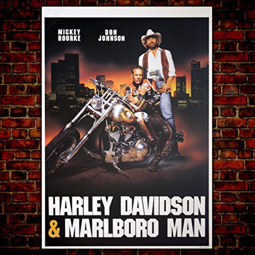 High-Quality Printing Poster Cinema Harley Davidson & Marlboro Man - Formato:70x100