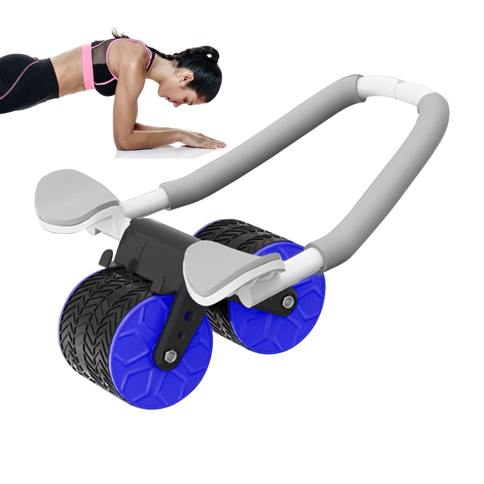 Bauchroller, Bauchroller, Bauchroller, Bauchroller, Ab-Roller, rutschfestes Abs-Rollrad | Verbesserer für das Training des Kerns, Abfederung, automatisch, leise