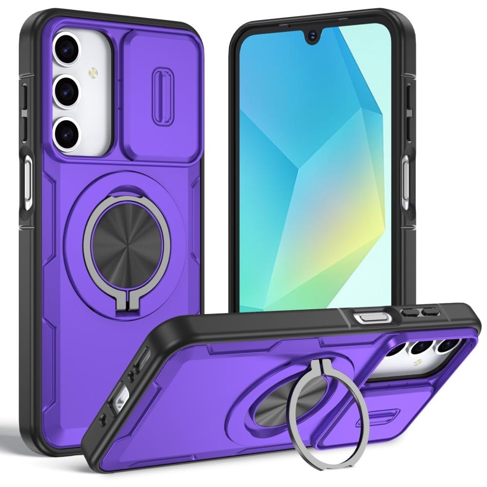 Coque Samsung Galaxy A26 5G antichoc violette évitant les rayures d'objectif - 5
