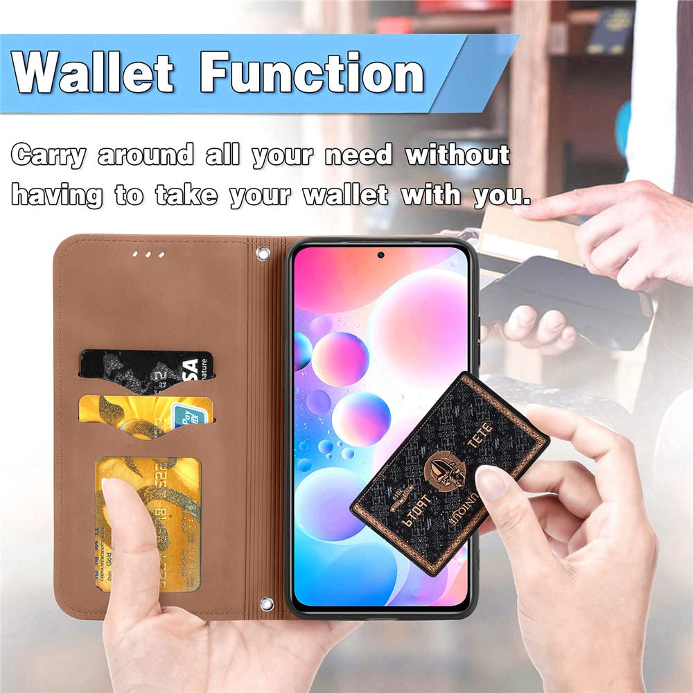 HAOYE Cover Honor Magic 5 Lite / X9a 5G, Custodia A Libretto In Pelle PU Con Porta Carte E Chiusura Magnetica, Elegante Rilievo, Colore Viola