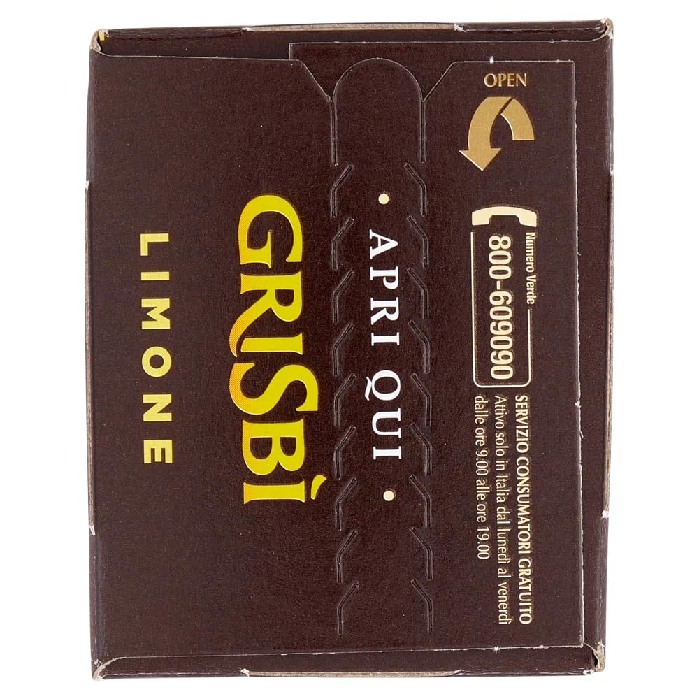 Italian Gourmet Bundle Grisbi Biscuits fourrés citron 3 x 135 g (405 g) – Gâteaux italiens cœur crème citronnée, snack gourmand pause café, dessert à partager, saveur fraîche + Italian Gourmet Polpa
