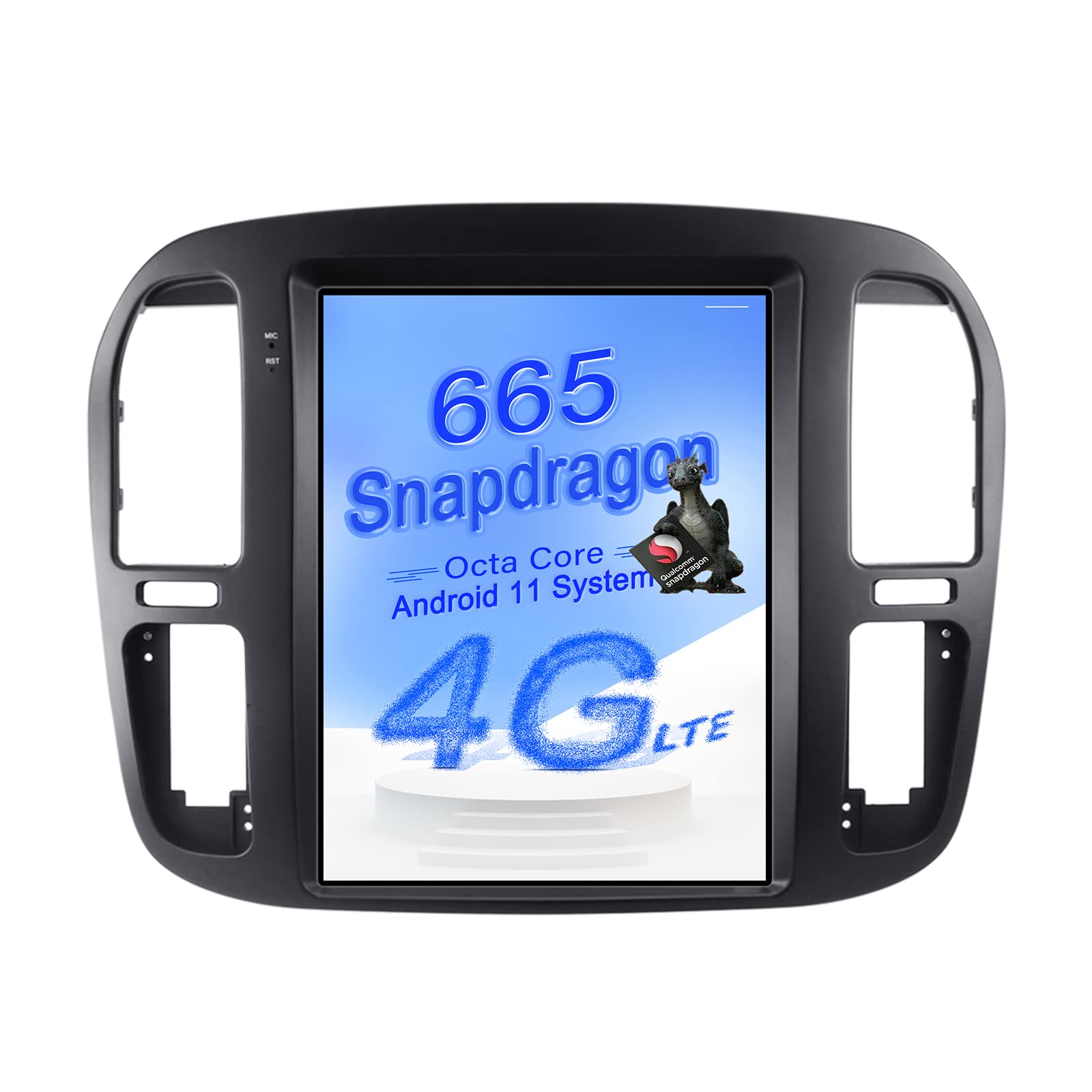 Apple - tamochieesページ ZWNAV Qualcomm Car Radio Android Auto for Toyota Land