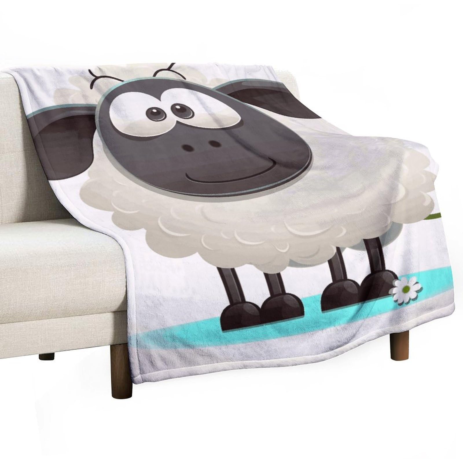 Couverture flanelle mouton : finies les couvertures lourdes et rêches avec ce plaid doux et léger