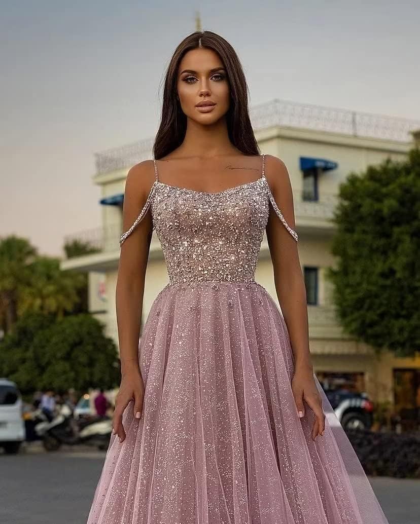 Yexinbridal Off Shoulder Sequin Prom Dresses Long Glitter Wedding Party Dress Formal Ball Gown for Women