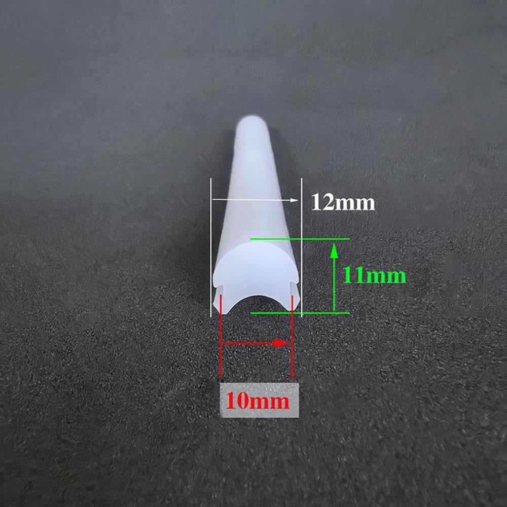 Tira de luz de neón de silicona separada de 12 mm - Tubo de neón LED suave y flexible - Ideal for decoración, señalización 1 pieza(Blue,10meters)