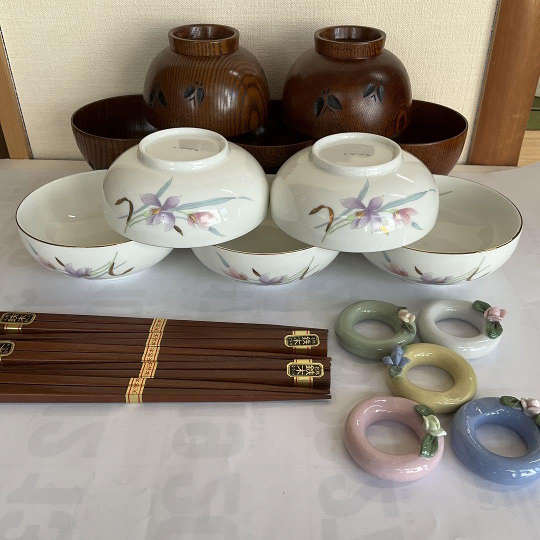 漆塗り椀5客組 漆塗り椀5客組