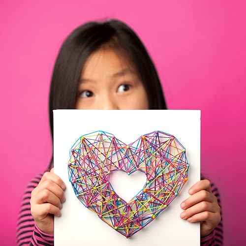 Miniatura 6 de Kit de arte con cuerdas Craft-tastic, para hacer hasta 3 lienzos grandes