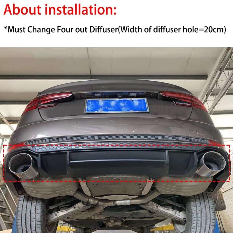 アウディ A5 ガルビノ リップスポイラー デュフューザー マフラーカッタ 美品 アウディ A5 ガルビノ リップスポイラー デュフューザー