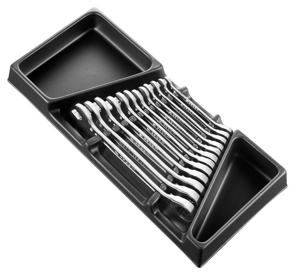Facom 467bj12 Ringschlüssel-Satz Metrisch 8–19 Mm – 12-teiliges Ratschen-Ringschlüssel-Set Im Tablett