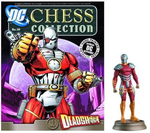 DIAMOND SELECT TOYS DC Chess Collector Figure & Magazine: #39 Deadshot Black Pawn