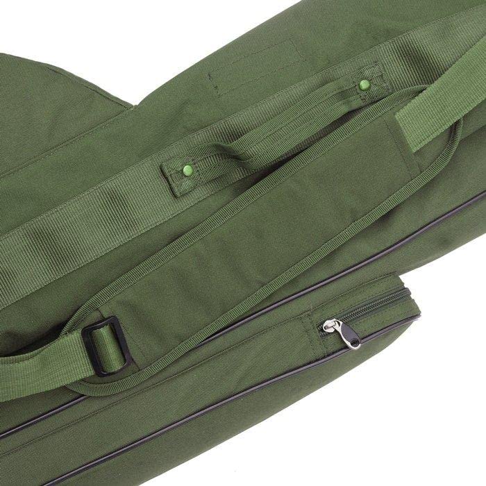 Sac Fourre-tout Pour Canne NGT – 120x33 Cm, Polyester 600D, Poche Externe, Peut Contenir 4 Cannes, épuisette Ou Parapluie