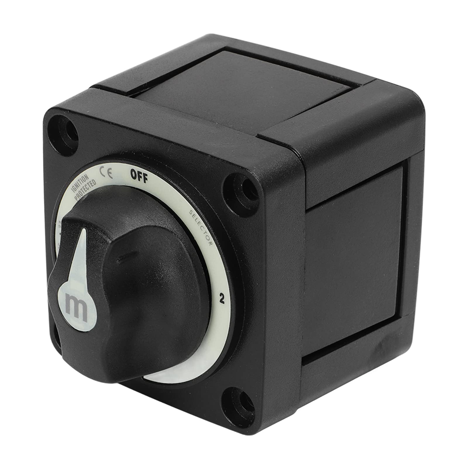 Interrupteur de batterie 300 A - Interrupteur de batterie robuste à 3 positions - Pour camping-car, bateaux