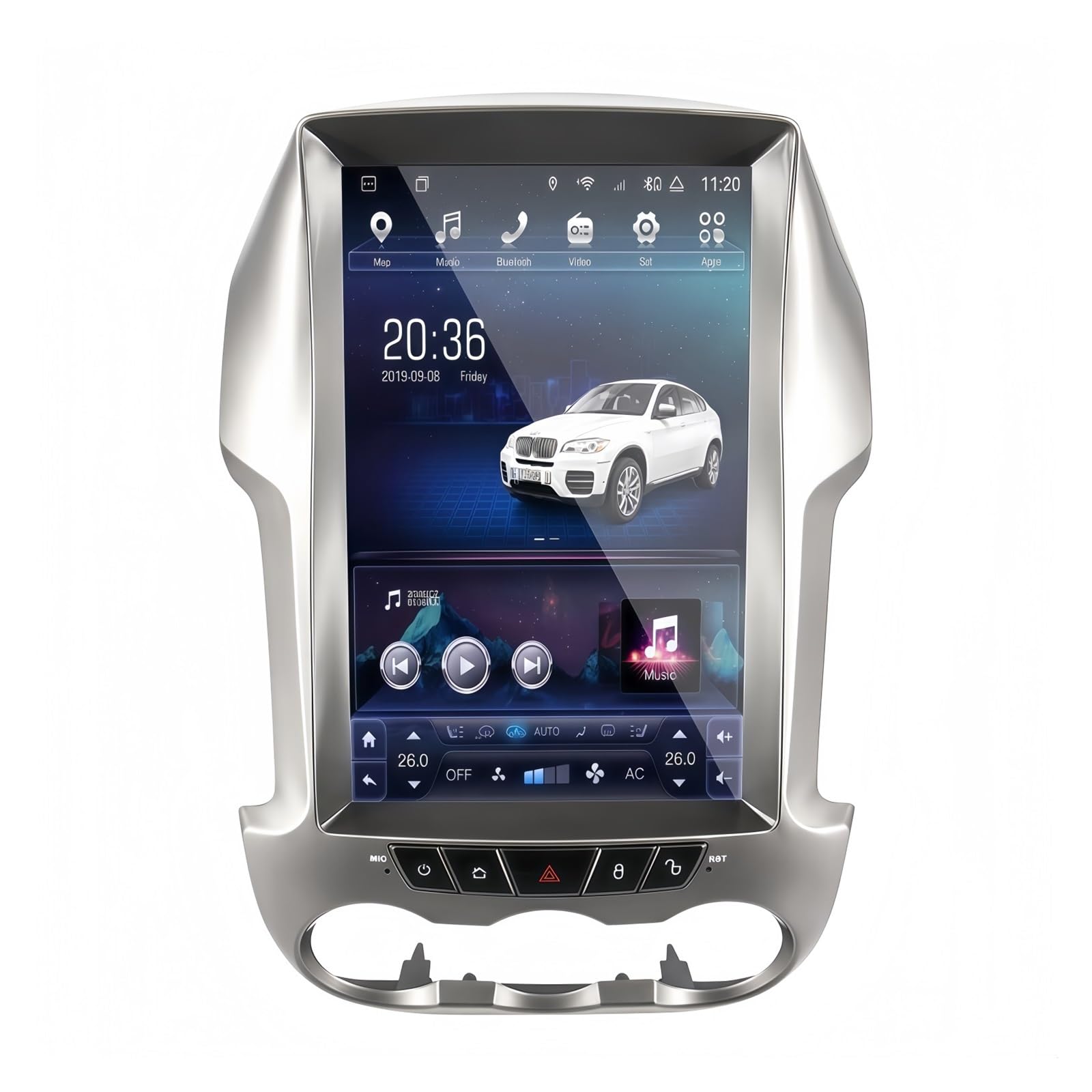 Sat Nav Multimedia Screen for ford for ranger F250 2011-2015 T6 Android Radio(2g,32G)