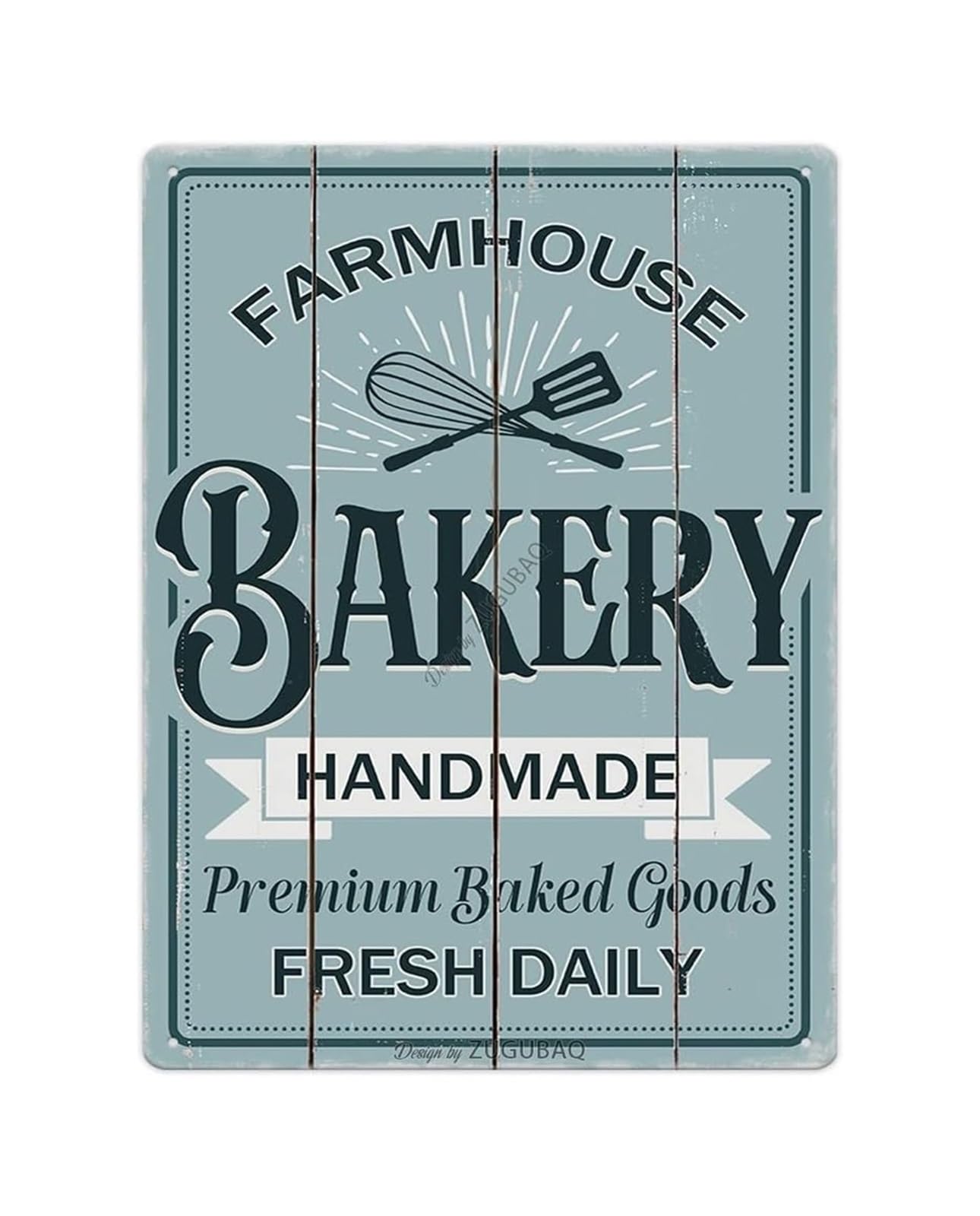 SMGLRUEAT Funny Rustic Bakery Sign Farmhouse Style Metal Wall-Art Vintage Decor for Kitchen or Breakfast Nook 8 X 12 inch​