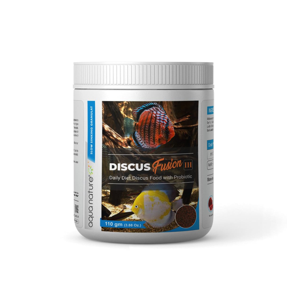 AquaNature Discus Fusion Granules Daily Diet for All Variety of Discus Fish Food (Fusion III -110g) (B0CNDCN9KC) Amazon Price History, Amazon Price Tracker