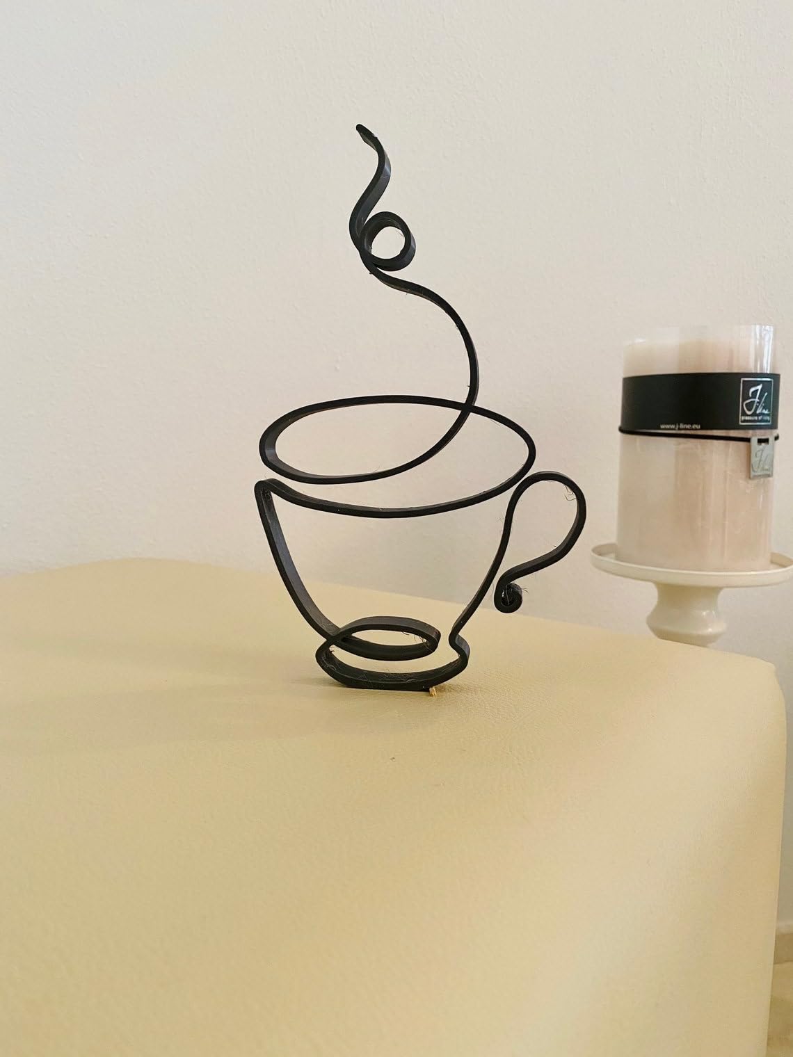EROTNGO Minimalist Art Statue Sculpture - Coffee & Tea Cup Statue for Home Decor, Tabletop Figure, Shelf Sitter, Perfect for Breakfast and Good Morning Gift 2