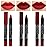 evpct 3Pcs Dark Red Lip Liner Pencil Set, Deep Ruby Red Matte Lipstick Long Lasting for Women, Lipstick and Lip Liner Crayon Set, Lipliner Pencil, Magic Lipsticks 24 Hours Original 10&11&18