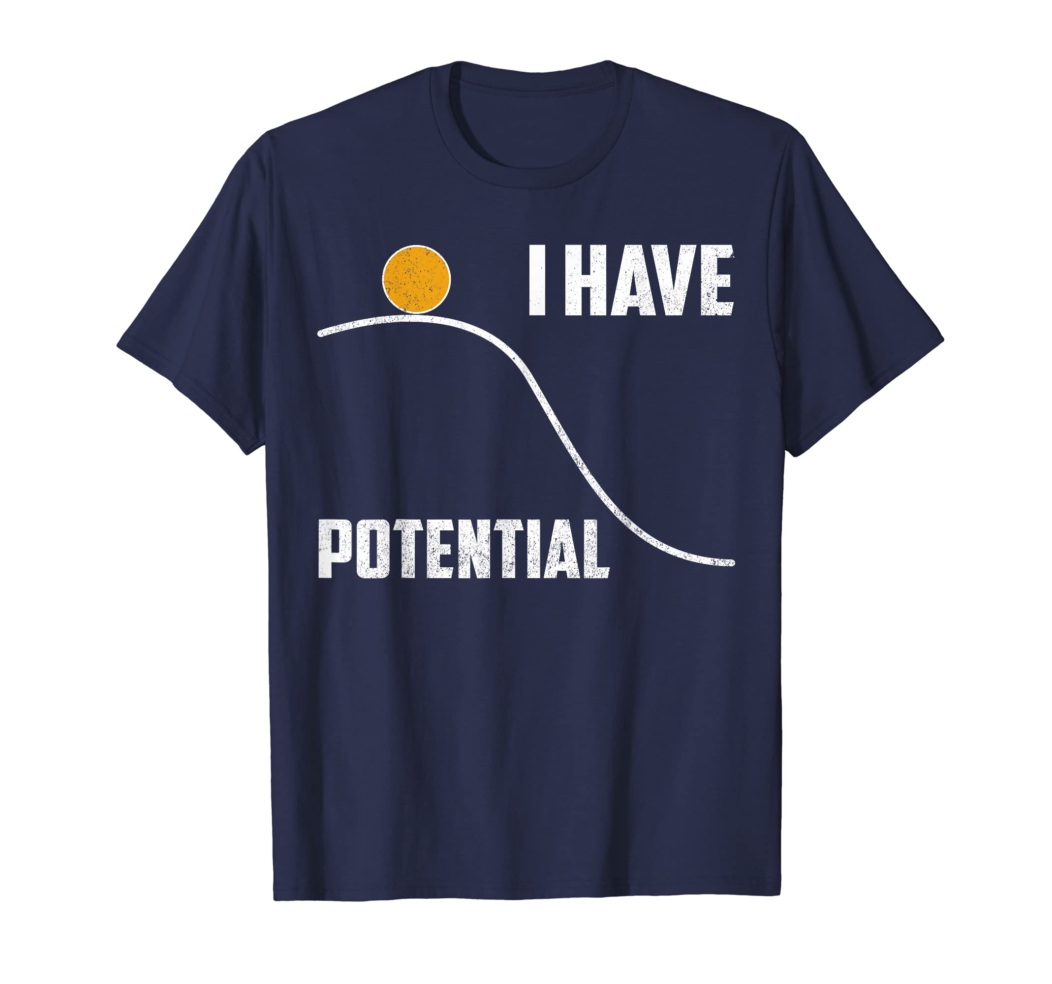 CATFunny I Have Potential Physics Jokes Science Teacher Gift T-ShirtOEKO-TEX STANDARD 100