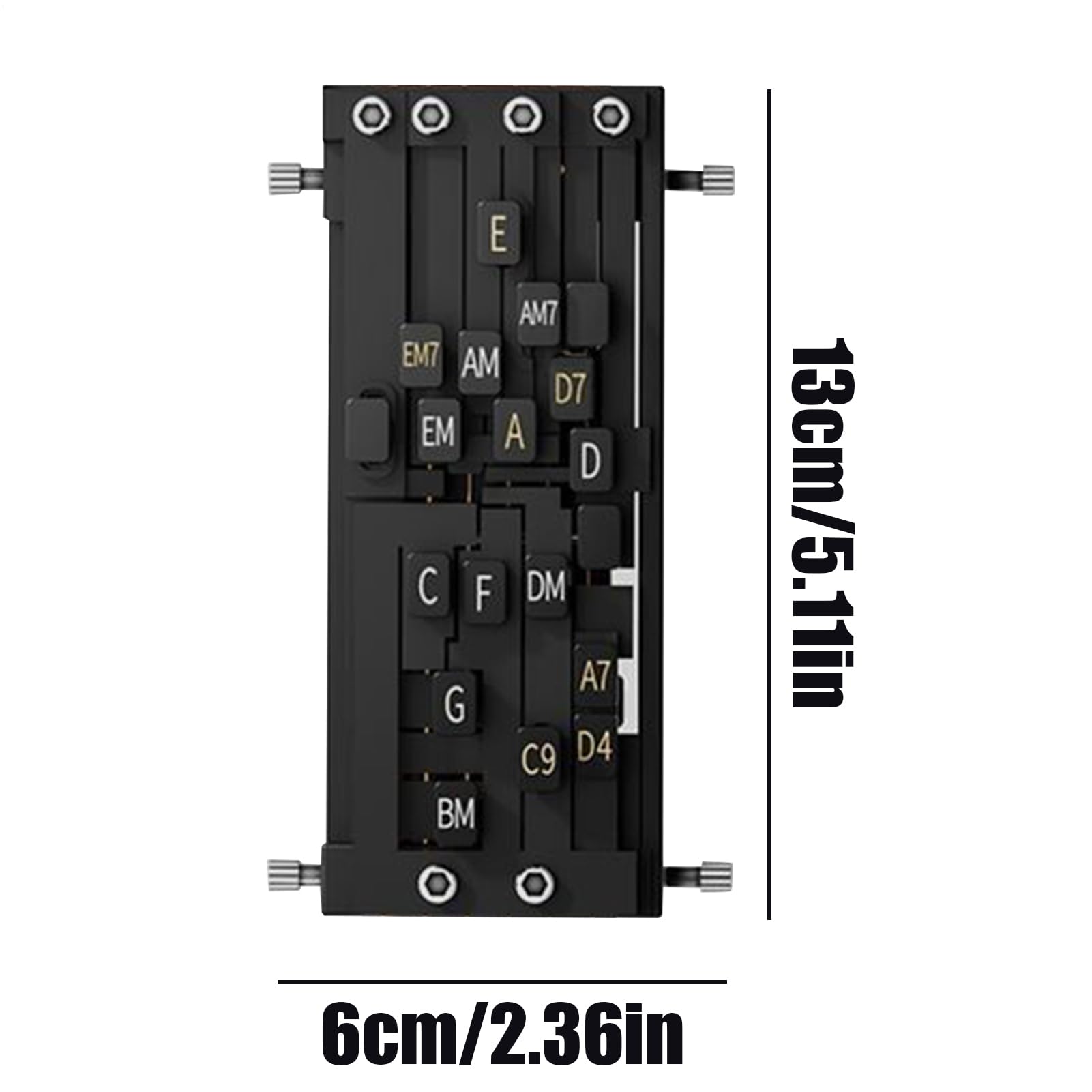 Guitar Chord Presser, Presser per accordi portatile, accessorio per chitarra, design leggero, facile uso, 13x6cm, per adolescenti, principianti, familiari, amici, giovani, , suonare