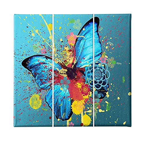 Tableau Butterfly Homemania 3 pièces pour raviver un mur vide avec style et couleur