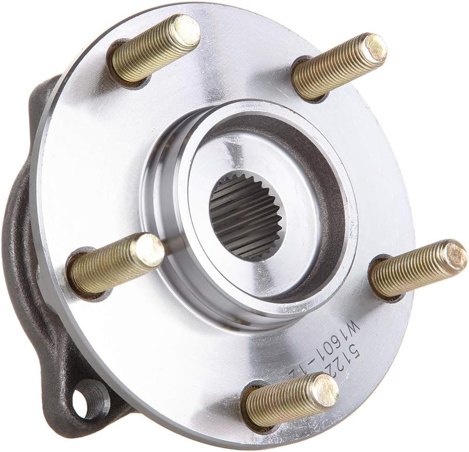 512291 AWD(All-Wheel Drive) Rear Wheel Bearing and Hub Assembly compatible with 2004-2008 2010-2011 For Mitsubishi Endeavor 5 Lugs Non ABS