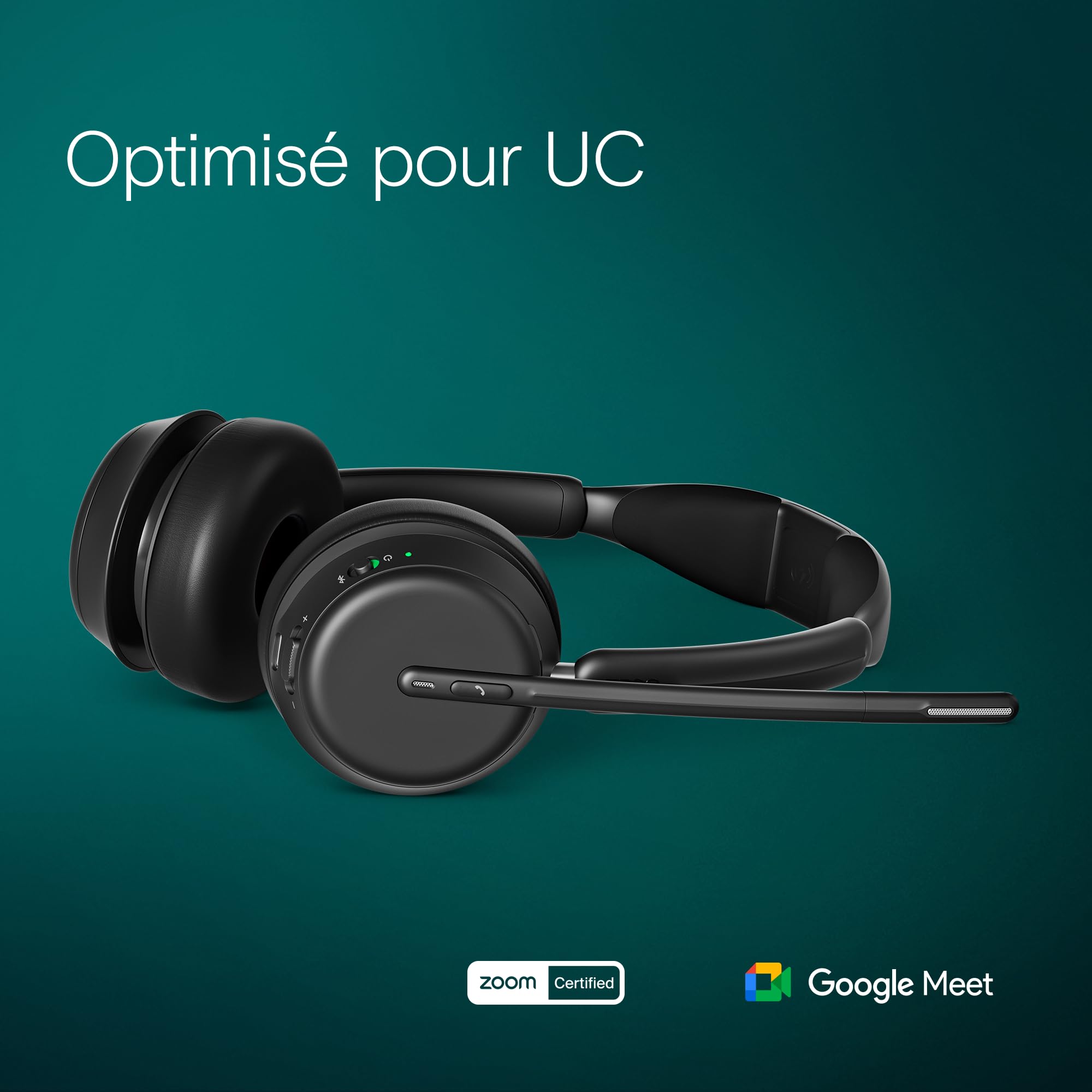 EPOS Impact 1061 Stereo Bluetooth Headset INKL. kontaktlose Ladestation (Charging Stand)