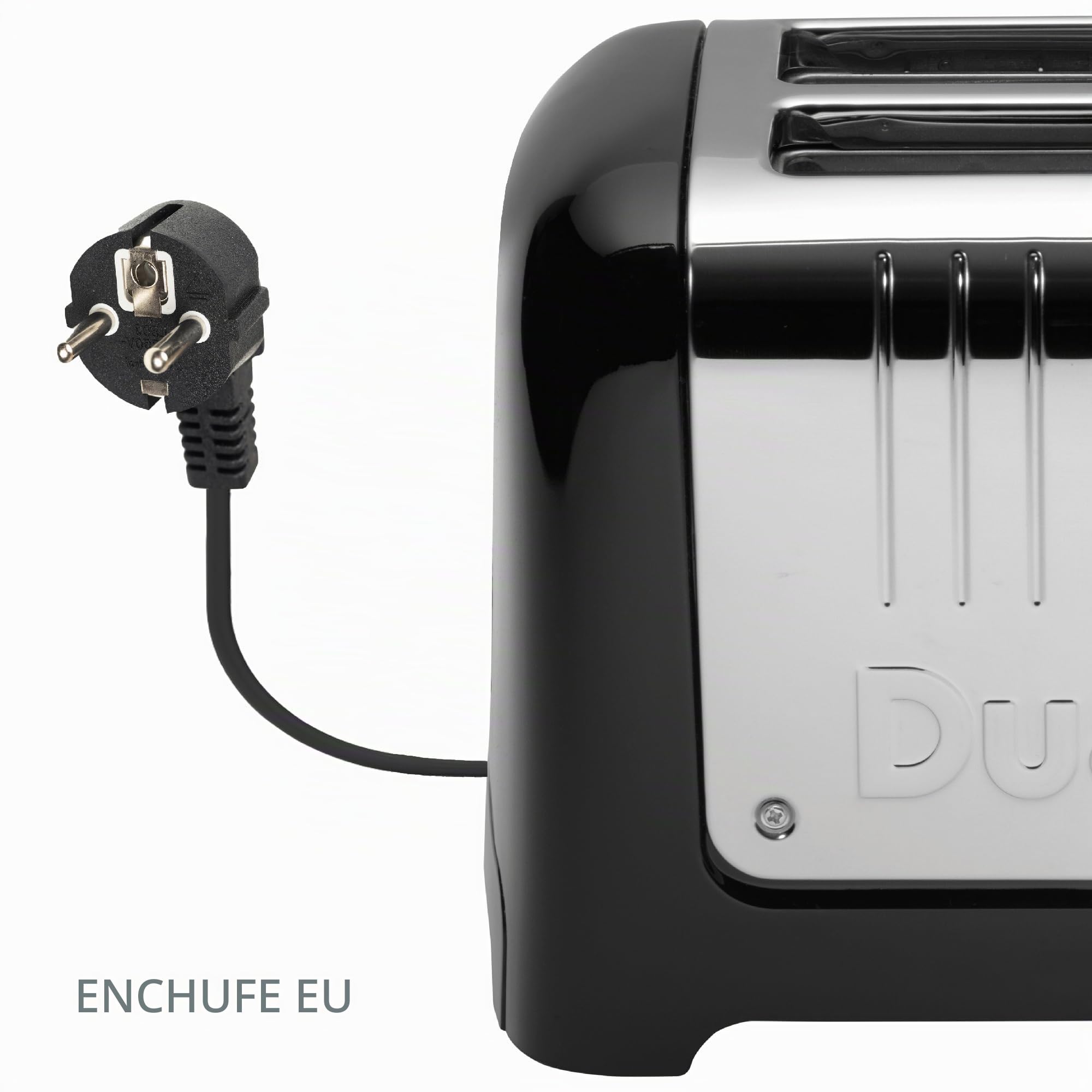 Dualit 26225 - Tostador de 2 ranuras, color negro [importado de Alemania]