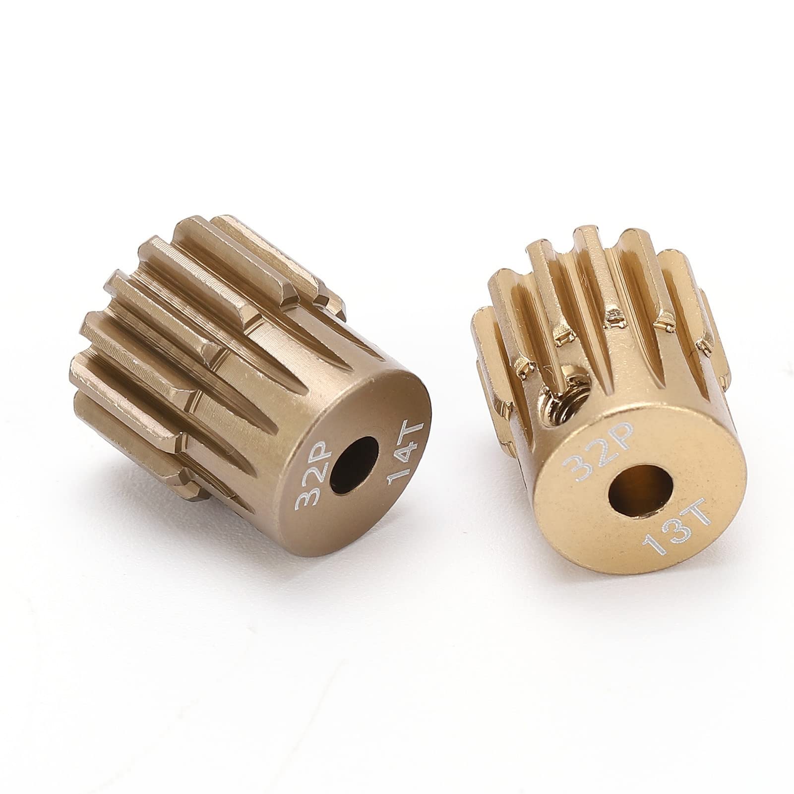 Engranajes De Motor 3.175mm 32P Para Coches RC 1/10 | Piñones De Aluminio Antirrobo Para Brushless (13T-20T)
