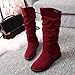Zapatos De Mujer,RETUROM Botas De Mujer Botines Mujer Invierno OtoñO Negro Plano...